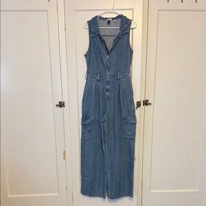 Universal Thread Blue Denim Jumpsuit